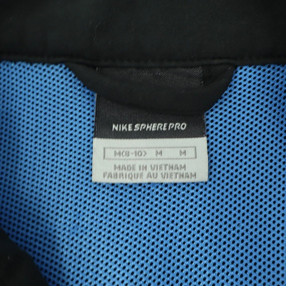 Nike Sphere Pro Womens Black‎ Blue Full Zip Running Vest H40307QVE Medium